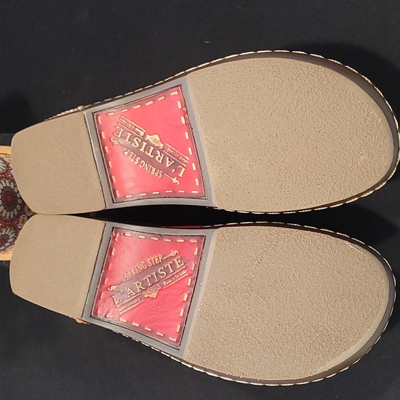 L'ARTISTE by SPRING STEP | 'Burbank' Red Leather Slip On - EU 37 / US 6.… - Picture 9 of 11